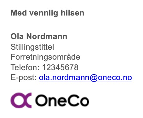Mailsignatur